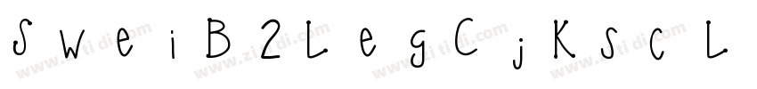 SweiB2LegCjKsc Light字体转换